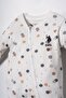 Baby Boy White Overalls with Booties Usb3106-C-V1 - 2