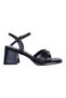 Alens A16 Black 10cm Women's Heeled Sandals Shoes - 2