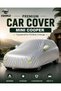 Waterproof UV Resistant Full Car Cover for Mini Cooper - All Weather Dustproof Sun Protection Outdoor Cover, Silver