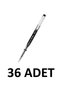 My-King Gel 36 Pcs 0.5mm Ballpoint Pen with Metal Clip 6405