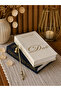 Fabric Decorative Book Box Set of 2 - Hidden Storage Box Navy Blue Modern Home Decoration - 2