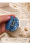 Premium Series Pearlescent/Holographic Imported Acrylic Evil Eye Bead Detailed Round Shape Latch Buckle - 2