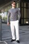 Smoked 100% Cotton Slim Fit Men's T-Shirt E7187 - 5