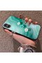 iPhone XS Max Compatible Silicone Edge Hard Back Case Couple Phone Case with Floral Pattern - 2