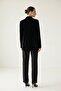 Black Jacket with Pocket and Collar Detail - 4