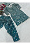 Blue Fandy Crush Silk Embroidered Dhoti Salwar Set - HRT6512 | Blue-Size:M-38-Inches - 5