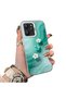 Redmi 12 Compatible Silicone Edge Hard Back Case Couple Phone Case with Floral Pattern