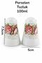Porcelain Flowered Salt Shaker Set of 2 - 2