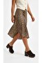 Tarex Women's Heeled Sabo Suede Platform Thick Heel Laser Cut Perforated Rivet Detailed Open Back Slippers - 5