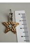 Steel Baguette Stone Star-Heart Earrings - 3