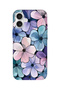 iPhone 16 Plus Compatible Printed Transparent Phone Case |   Collection: Pastelbloom Soft Series