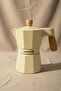 Etna Moka Pot 150 ml – Espresso and Coffee Brewing Machine with Aluminum Cast Body Beige