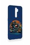 Oppo A9 2020 Compatible Moto Rider Patterned Silicone Case - 3
