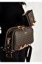 Original Women's New Season Printed Shoulder Bag and Wallet Combination 232053Mh - 2