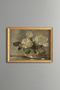 Floral Still Life - Vintage Patterned Painting - Fine Model
