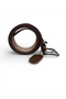 Cst Genuine Leather Men's Jeans Belt 4.5Cm-Walnut - 2