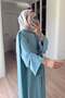 Naia Abaya Set - Water Green - 4