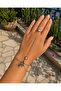 Star Figured Shahmeran Bracelet Adjustable Elegant Women's Hand Accessory Silver Color - 2