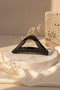 Black Matte Large Size Triangle Claw Hair Clip Stylish and Convenient Hair Accessory for Women - 6