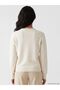 Lcw Vision White Knitwear Plain Women's Cardigan - 4