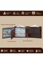Zeus Vintage Brown Leather Bi-Fold Wallet for Men, 6 Card Slot - 3