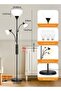 3 Head LED Floor Lamp with Remote, APP & Touch Control, Dimmable Torchiere Standing Lamp - 8