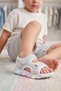 Elit 26Yasfrbmskv Booties Girls' Flat Sandals White - Silver