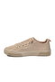 Beige Lace-Up Unisex Sneaker - 4