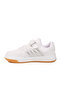 White Silver Velcro Boys' Sports Shoes - 4