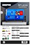 تلفزيون ذكي LED عالي الدقة 32 بوصة مع جهاز تحكم عن بعد، HDMI، USB، واي فاي، أندرويد 14.0، E-Share، يوتيوب - أسود - 7