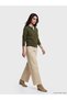 Lcw Vision Khaki Crew Neck Women's Knitwear Cardigan - 2