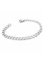 Minimal Zircon Ring Chain Bracelet - 2