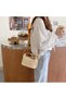 Women Shoulder Bag Crossbody Sling, Ladies Tote Clutch Cross Bags Lightweight Polyester Straw-Woven Satchel - 3