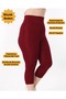 Plus Size New Season High Waist Gathering Effect Shiny Diving Fabric Below Knee Sports & Casual Capri Leggings
