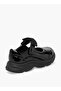 Girls Bow Detail Hook & Loop School Shoes - 6
