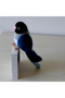 Amigurumi Knitted Toy Bird Parrot Sultan Paradise Blue - 2