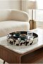 Tray Casalona Black and White Patchy Feather - 2