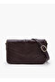 Textured Crossbody Bag with Adjustable Strap