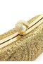 Women's Luxury Crystal Clutch Bag | Elegant Rhinestone Party Handbag with Pearl Clasp & Gold Chain | Bridal Wedding Purse - 3