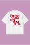 I'M Better Boxy Fit Oversize Unisex 100% Cotton Tshirt – Printed T-Shirt |   Streetwear