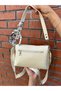 Women's Scarf Detailed Large Volume Soft Leather Stylishly Designed Hand and Shoulder Bag Shoulder Bag - 6