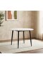 Elmont 4 seater Round Dining Table Ceramic Sturdy Dining Table Without Chairs| Modern Design Desk Furniture