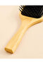 Beige Bamboo Wooden Hair Brush - 4