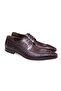 Bordo Color Lace-Up Genuine Leather Men's Shoes