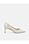 Women White Bow Court Shoes