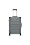Cyprus 69 cm Polypropylene Hard Trolley, 4 Wheels, Grey - 4