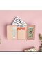 Cute Cat Hellokittyyy Patterned White Zippered Women's Card Holder Wallet with Credit Card and Coin Compartments - 3