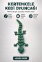 Interactive Cat Play Wand with Jointed Lizard Figure - 2