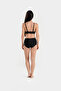 Women’s High-Neck Lattice Bikini Set - 2