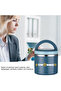 Food Jar - 500 ml -stainless steel - Blue - 4